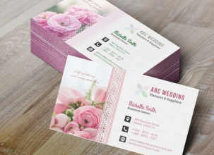 Danh thiếp shop hoa