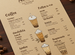 Menu giấy