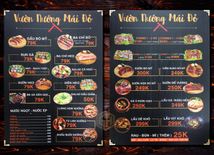 Menu bảng