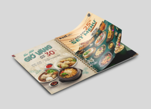 Menu dạng cuốn