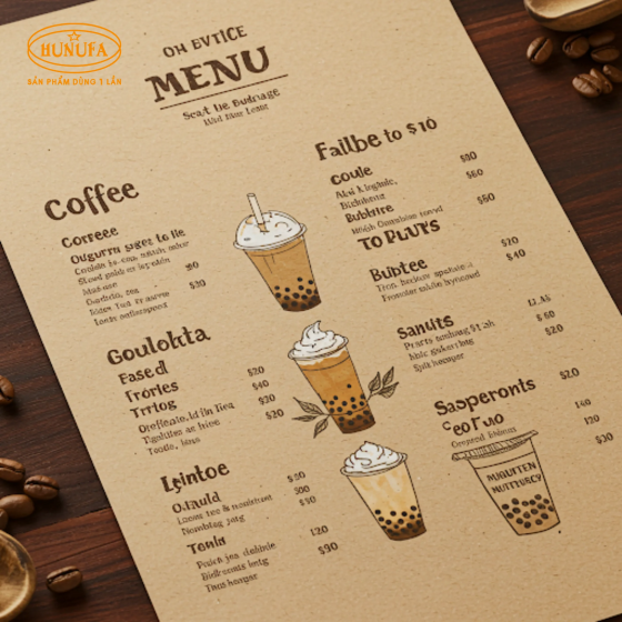 Menu giấy