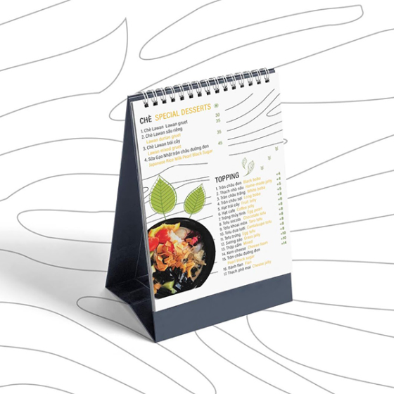 Menu để bàn